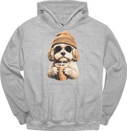 Cavachon Hipster Dog Hoodie Gift For Dog Lover