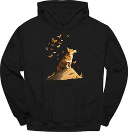Corgi Fall Dog Hoodie Gift For Dog Lover