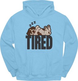 German Shorthaired Pointer Tired Dog Hoodie Gift For Dog Lover
