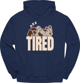 German Shorthaired Pointer Tired Dog Hoodie Gift For Dog Lover