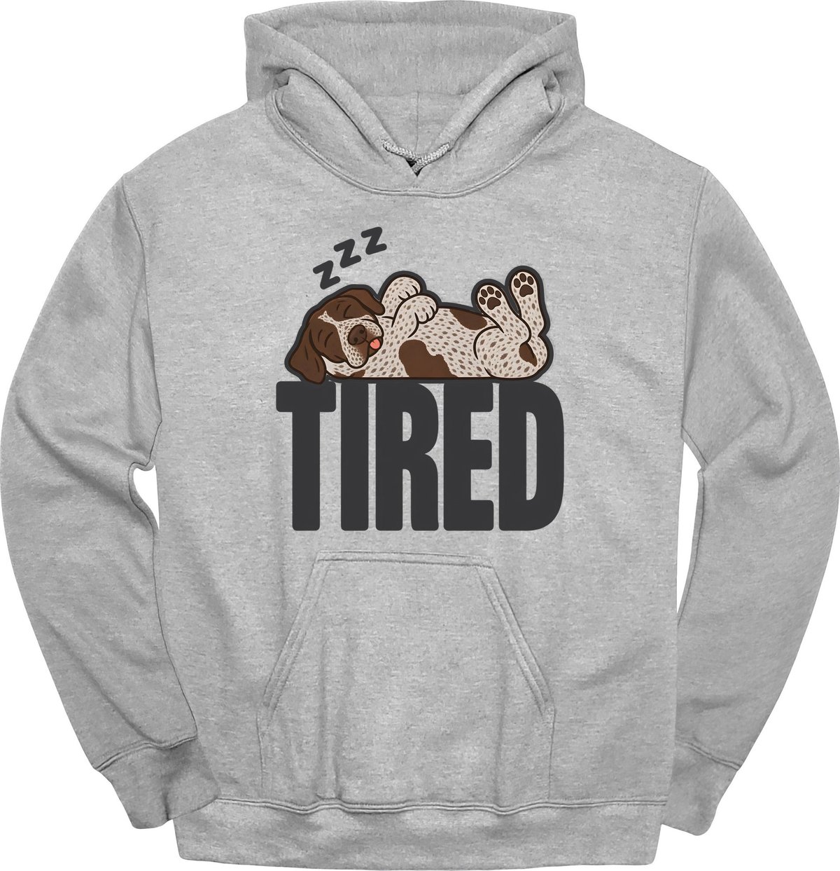 German Shorthaired Pointer Tired Dog Hoodie Gift For Dog Lover