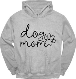 Dog Mom Paw Hoodie Gift For Mom