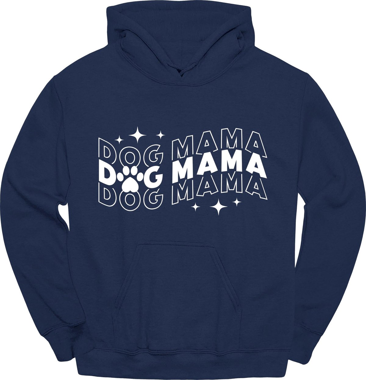 Dog Mama Wave Hoodie Gift For Mom