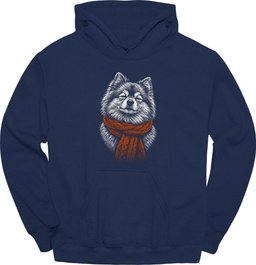 German Spitz Winter Dog Hoodie Gift For Dog Lover