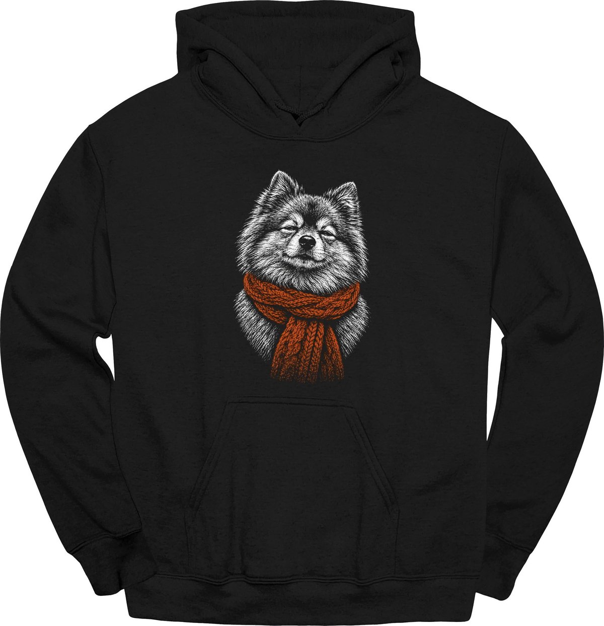 German Spitz Winter Dog Hoodie Gift For Dog Lover