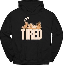 Chihuahua Tired Dog Hoodie Gift For Dog Lover