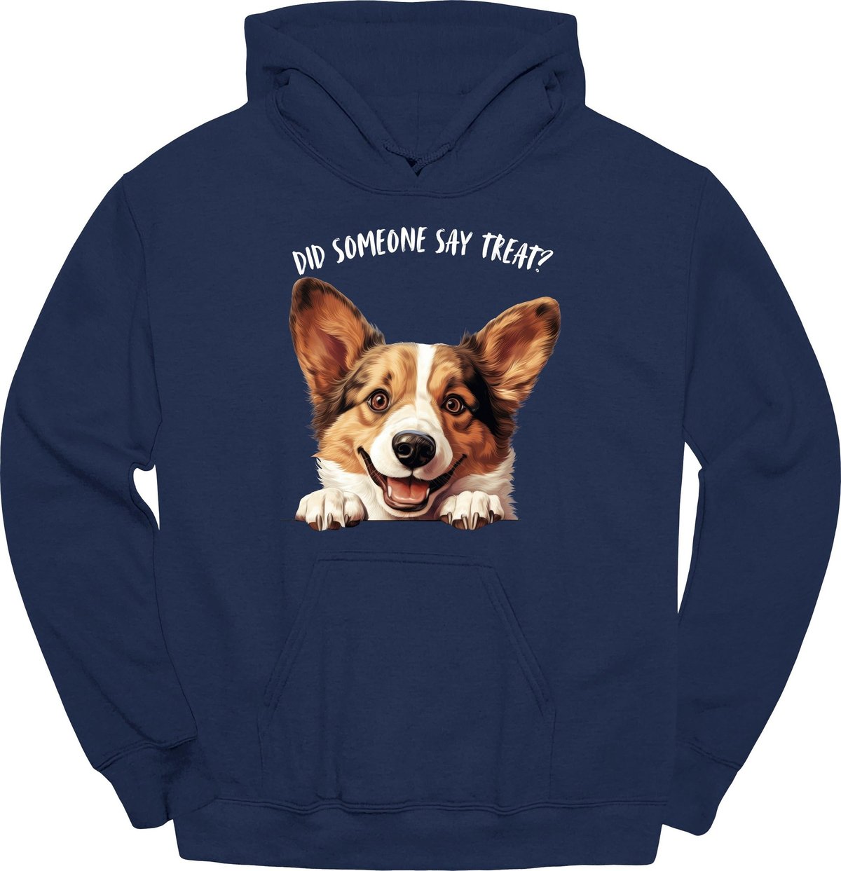 Corgi Did Someone Say Treat Hoodie Gift For Dog Lover