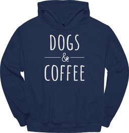 Dogs And Coffee Hoodie Gift For Dog Lover