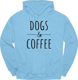 Dogs And Coffee Hoodie Gift For Dog Lover