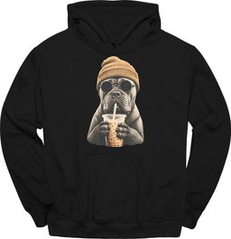 Cane Corso Hipster Dog Hoodie Gift For Dog Lover