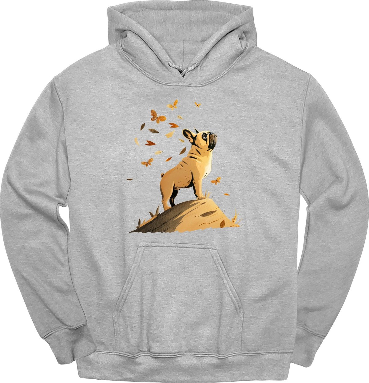 French Bulldog Fall Dog Hoodie Gift For Dog Lover