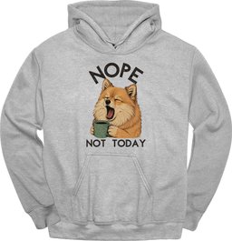 German Spitz Not Today Hoodie Gift For Dog Lover