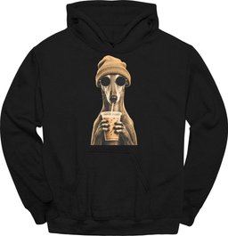 Galgo Hipster Dog Hoodie Gift For Dog Lover
