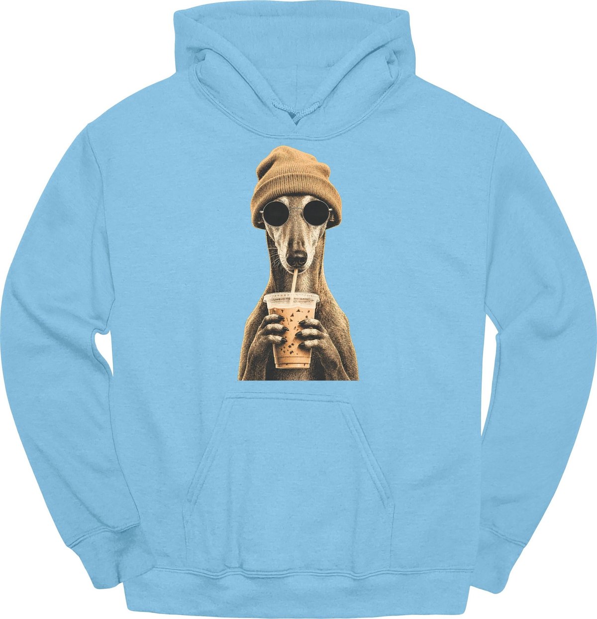 Galgo Hipster Dog Hoodie Gift For Dog Lover