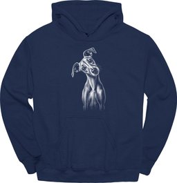 Galgo Tilted Dog Hoodie Gift For Dog Lover