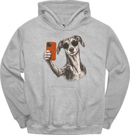 Galgo Selfie Dog Hoodie Gift For Dog Lover