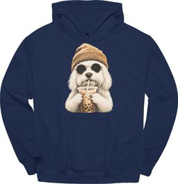 Coton De Tulear Hipster Dog Hoodie Gift For Dog Lover