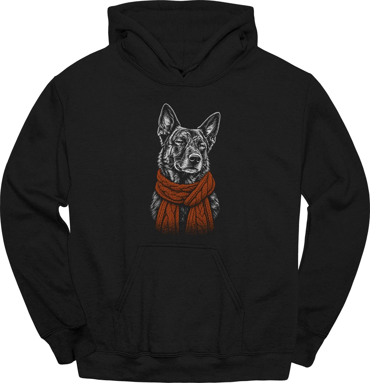 Dutch Shepherd Winter Dog Hoodie Gift For Dog Lover