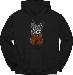 Dutch Shepherd Winter Dog Hoodie Gift For Dog Lover
