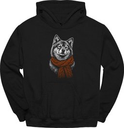 Finnish Spitz Winter Dog Hoodie Gift For Dog Lover