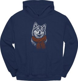 Finnish Spitz Winter Dog Hoodie Gift For Dog Lover