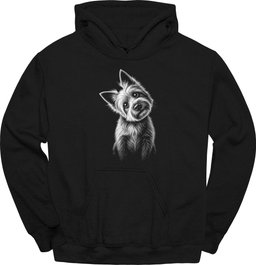 Cairn Terrier Tilted Dog Hoodie Gift For Dog Lover