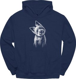 Cairn Terrier Tilted Dog Hoodie Gift For Dog Lover