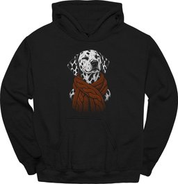 Dalmatian Winter Dog Hoodie Gift For Dog Lover