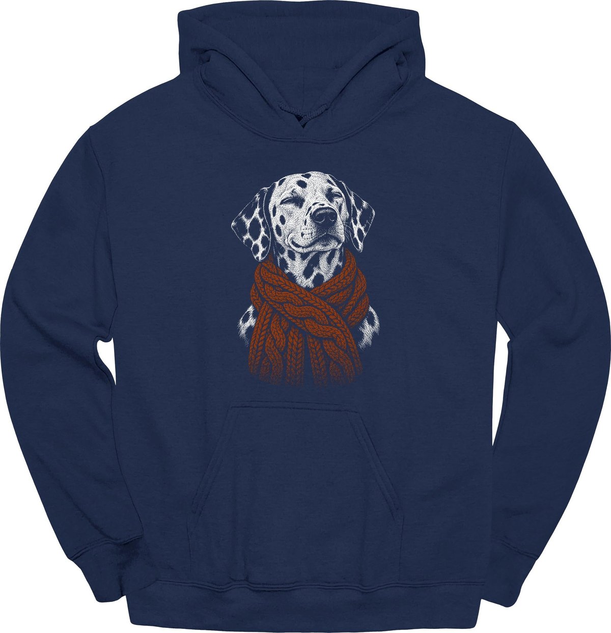 Dalmatian Winter Dog Hoodie Gift For Dog Lover
