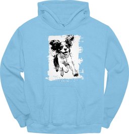 Cavalier King Charles Spaniel Running Dog Hoodie Gift For Dog Lover