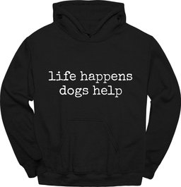 Dogs Help Hoodie Gift For Dog Lover