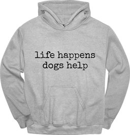 Dogs Help Hoodie Gift For Dog Lover