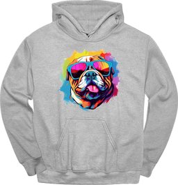 Bulldog Top Dog Hoodie Gift For Dog Lover