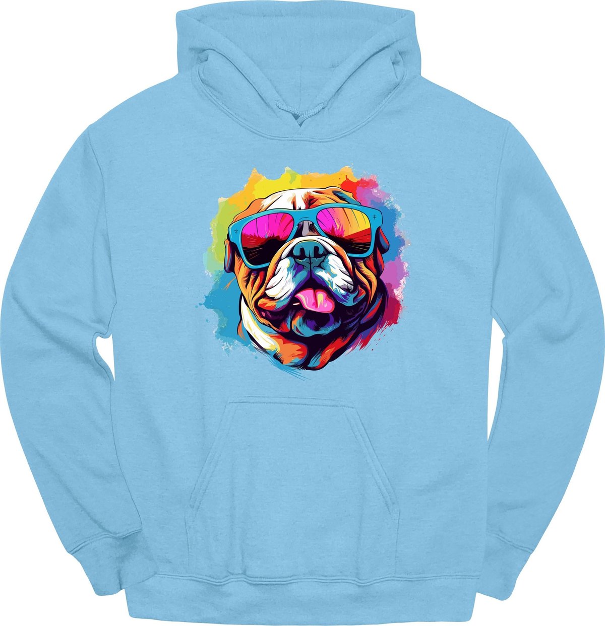 Bulldog Top Dog Hoodie Gift For Dog Lover