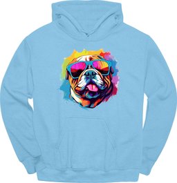 Bulldog Top Dog Hoodie Gift For Dog Lover