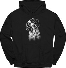English Setter Tilted Dog Hoodie Gift For Dog Lover