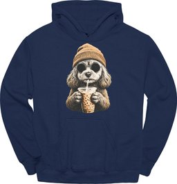 Cavapoo Hipster Dog Hoodie Gift For Dog Lover