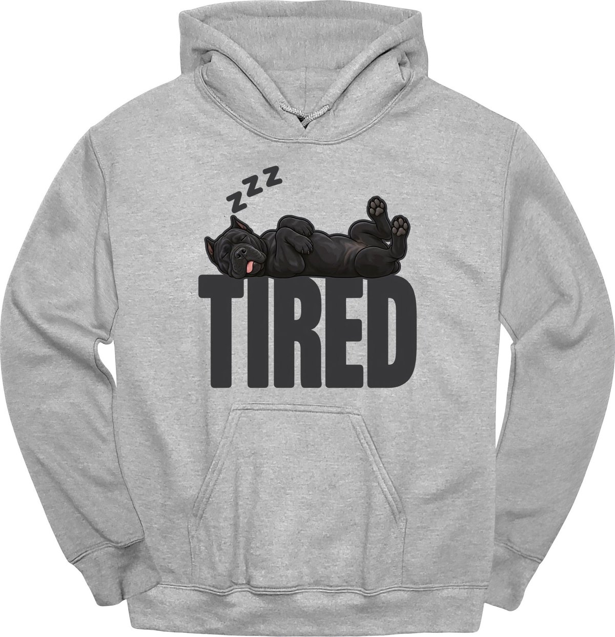 Cane Corso Tired Dog Hoodie Gift For Dog Lover
