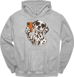 Dalmatian Selfie Dog Hoodie Gift For Dog Lover