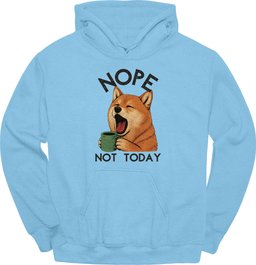 Finnish Spitz Not Today Hoodie Gift For Dog Lover