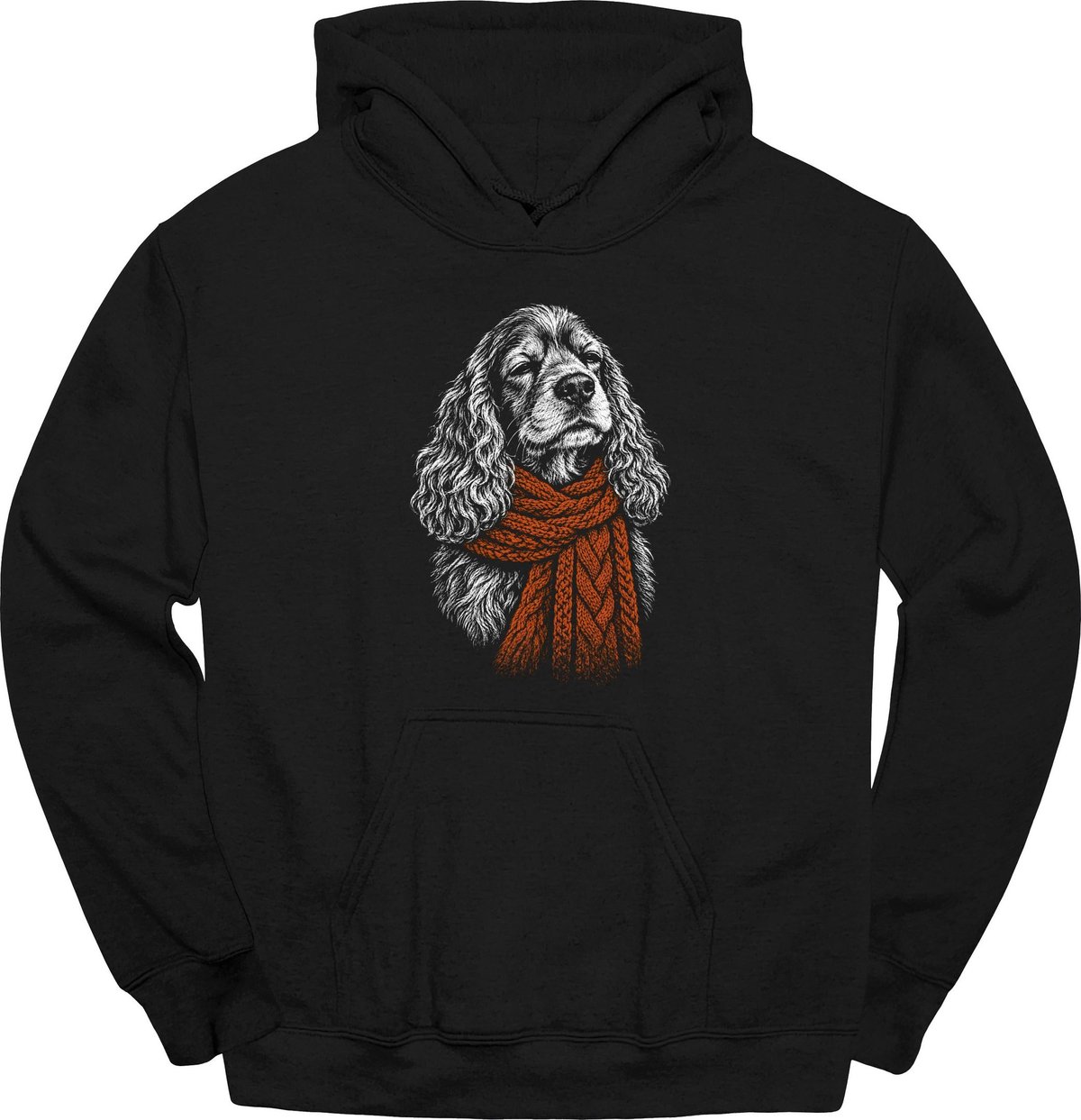Cocker Spaniel Winter Dog Hoodie Gift For Dog Lover
