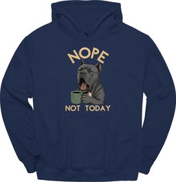 Cane Corso Not Today Hoodie Gift For Dog Lover