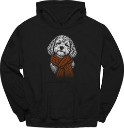 Cavachon Winter Dog Hoodie Gift For Dog Lover