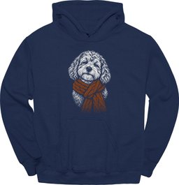 Cavachon Winter Dog Hoodie Gift For Dog Lover