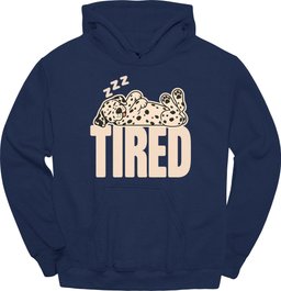 Dalmatian Tired Dog Hoodie Gift For Dog Lover