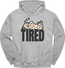 Dalmatian Tired Dog Hoodie Gift For Dog Lover