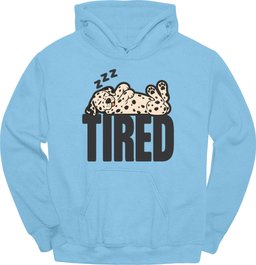 Dalmatian Tired Dog Hoodie Gift For Dog Lover