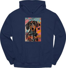 Dachshund Punk Dog Hoodie Gift For Dog Lover