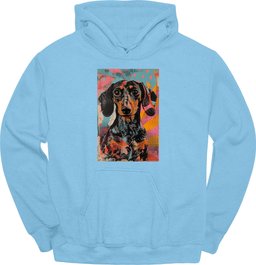 Dachshund Punk Dog Hoodie Gift For Dog Lover