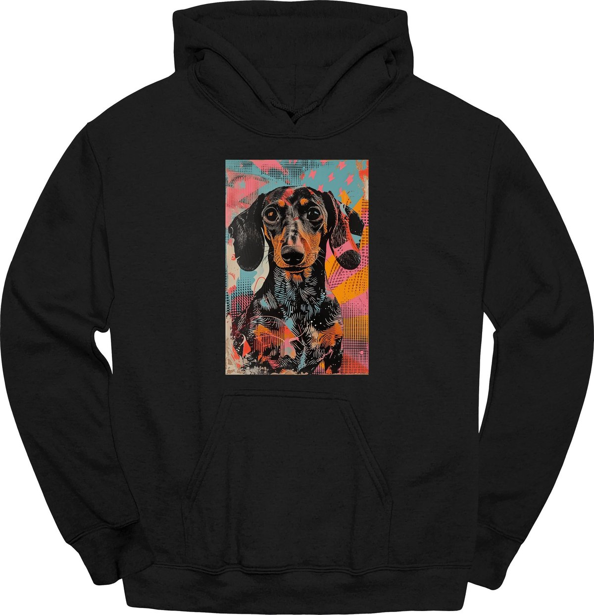 Dachshund Punk Dog Hoodie Gift For Dog Lover